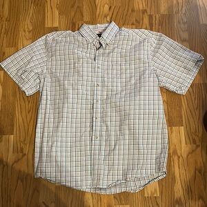 Ariat Blue and White Dress Shirt for Elegant Occasions